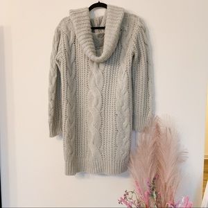 Off-the-shoulder Knit Sweater